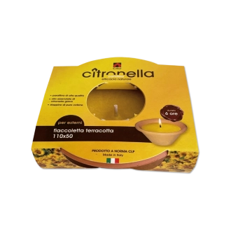 Fiaccolata terracotta citronella