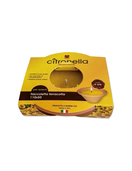 Fiaccolata terracotta citronella