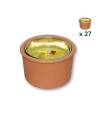Fiaccola terracotta citronella - CONF. RISPARMIO 27 PZ