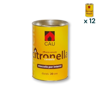 Candela citronella eco CAU - CONF. RISPARMIO 12 PZ