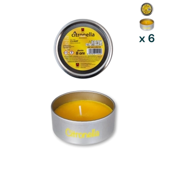 Z-Light fiaccola lattina da esterno citronella - CONF. RISPARMIO 6 PZ