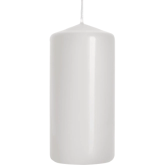 Candela inodore 5 x 10 cm bianco