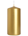 Candela inodore 5 x 10 cm oro