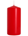 Candela inodore 5 x 10 cm rosso